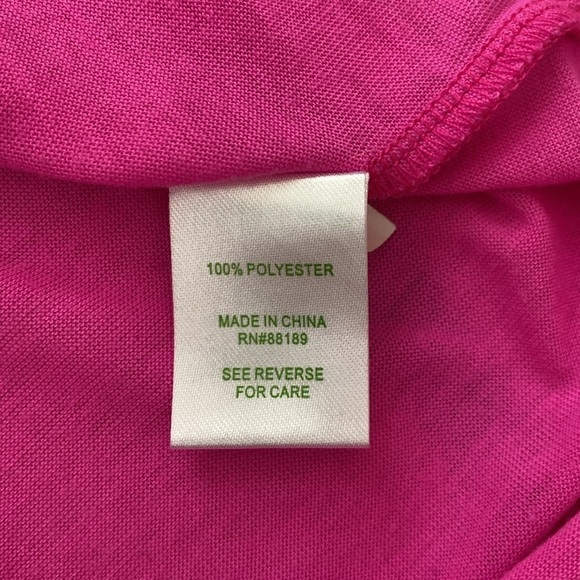 Lilly Pulitzer Hot Pink Cotton Mini Dress. Size Extra Small - Picture 7 of 12